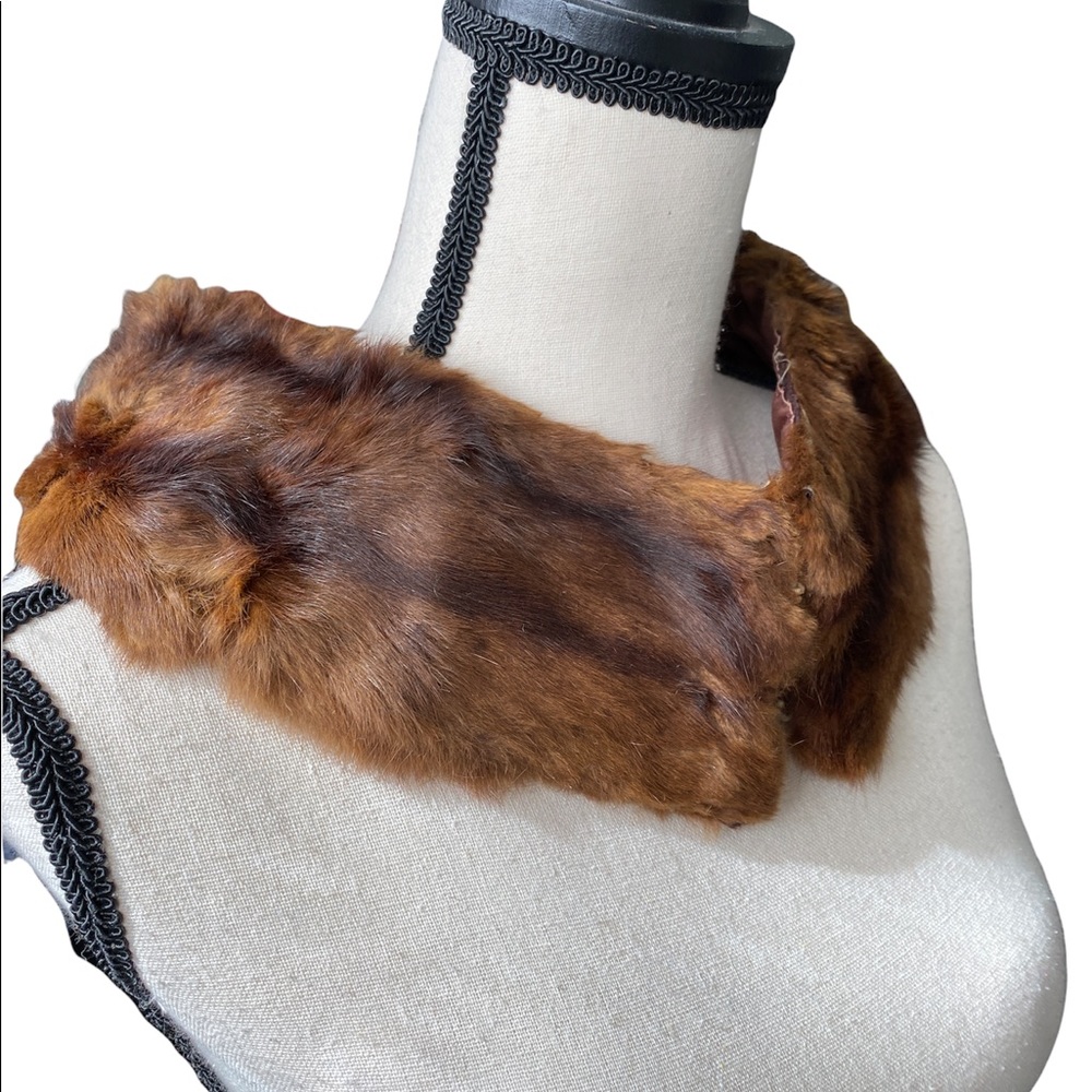 Sold!!!!Vintage Mink Fur Stole Wrap Scarf Collar - Picture 2 of 8